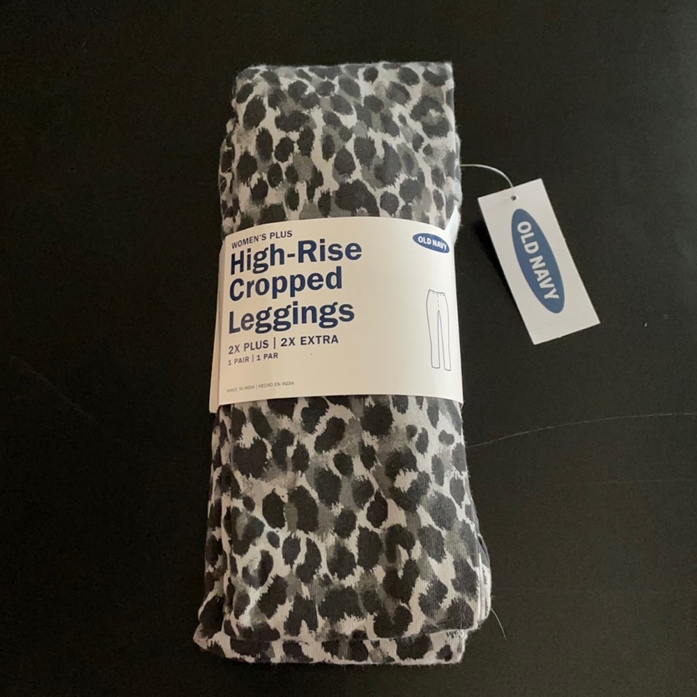 High rise crop leggings